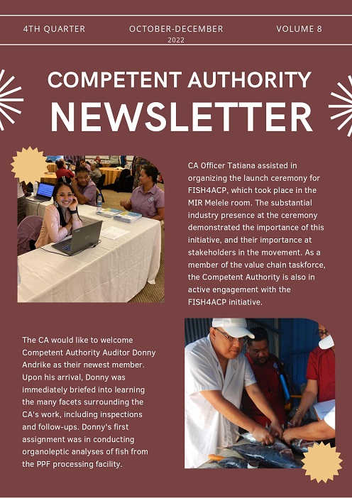 Competent Authority Newsletter 2022 Fourth Quarter